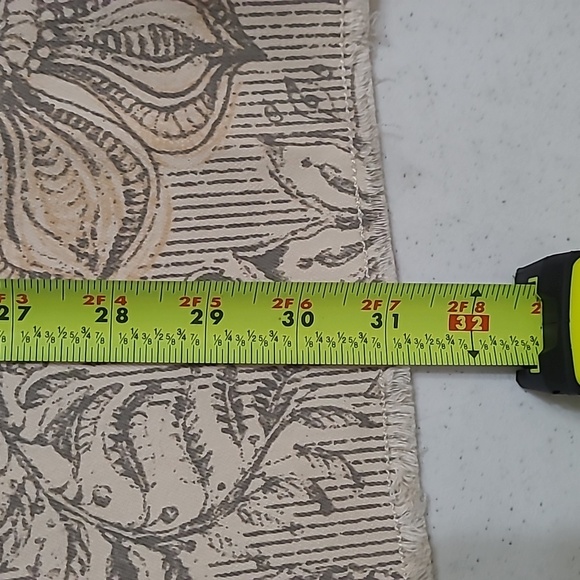 NWT DG2 by Diane Gilman Paisley Flare Pants with fringe hem Size 16 - Picture 5 of 7